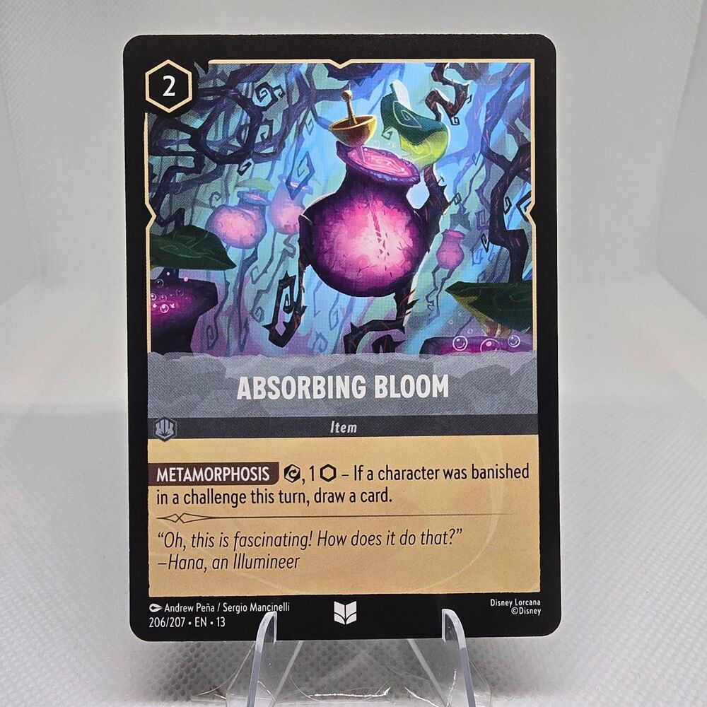 Absorbing Bloom #206 Lorcana Attack of the Vine